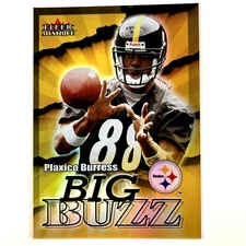 Plaxico Burress 2000 Fleer Mystique Big Buzz Rookie #10 Pittsburgh Steelers