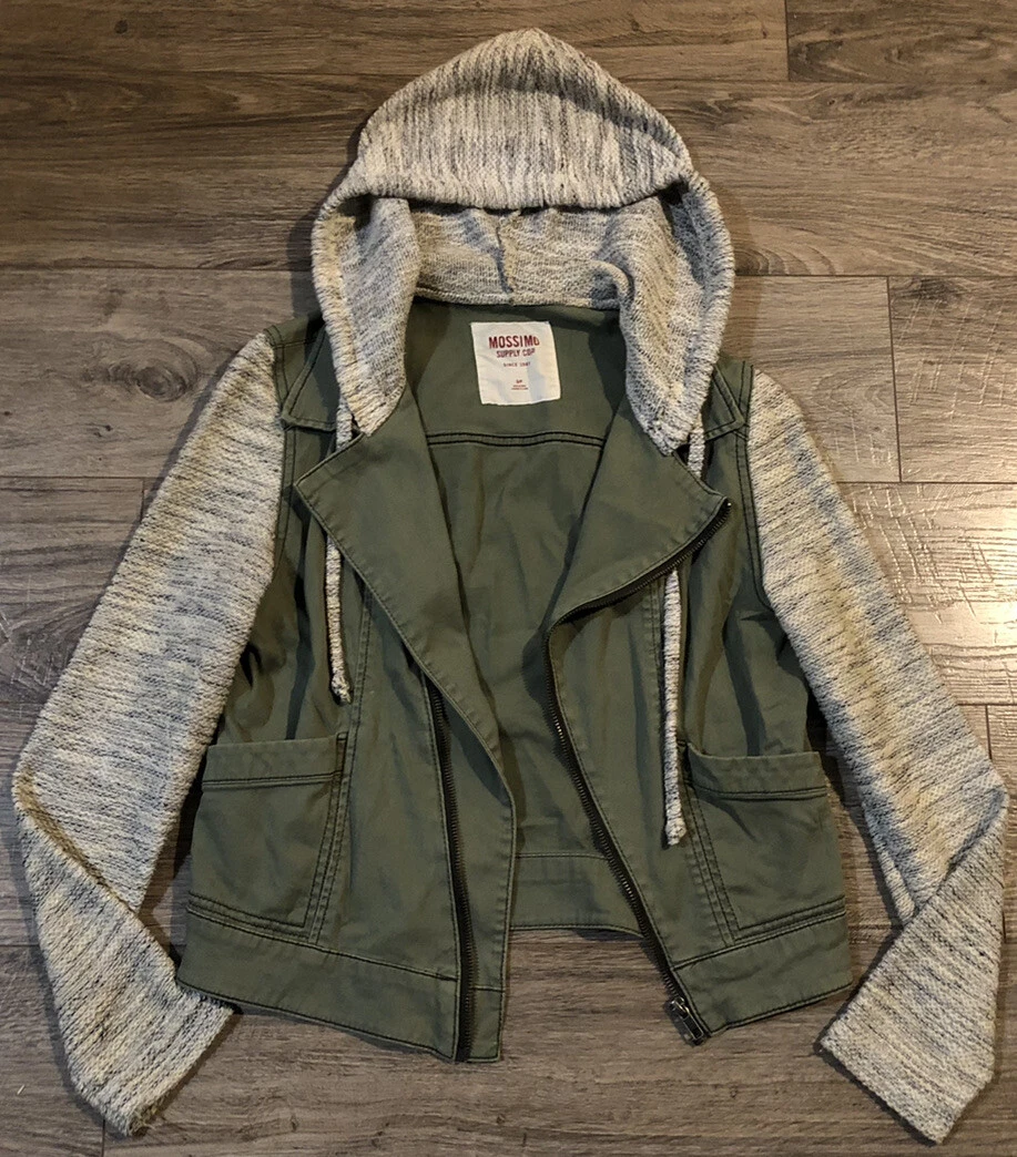 Mossimo Green Military style jacket size S | eBay