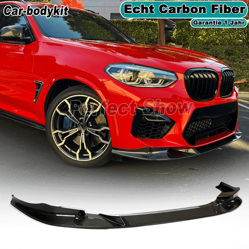 Carbon Frontlippe Front Stoßstangen Spoiler Für BMW X3 M F97 X4 M F98 2018-2023 - Bild 1 von 13