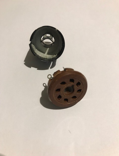 RCA AVT-15 AVT 15A Aircraft trasmitter power connector vintage socket 8pin - Photo 4/6