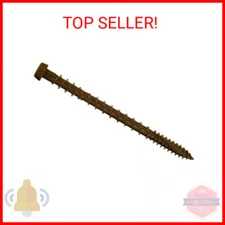 Jake Sales #10 x 2-3/4" Mocha Colored Composite Decking Wood Screw with Torx/Sta