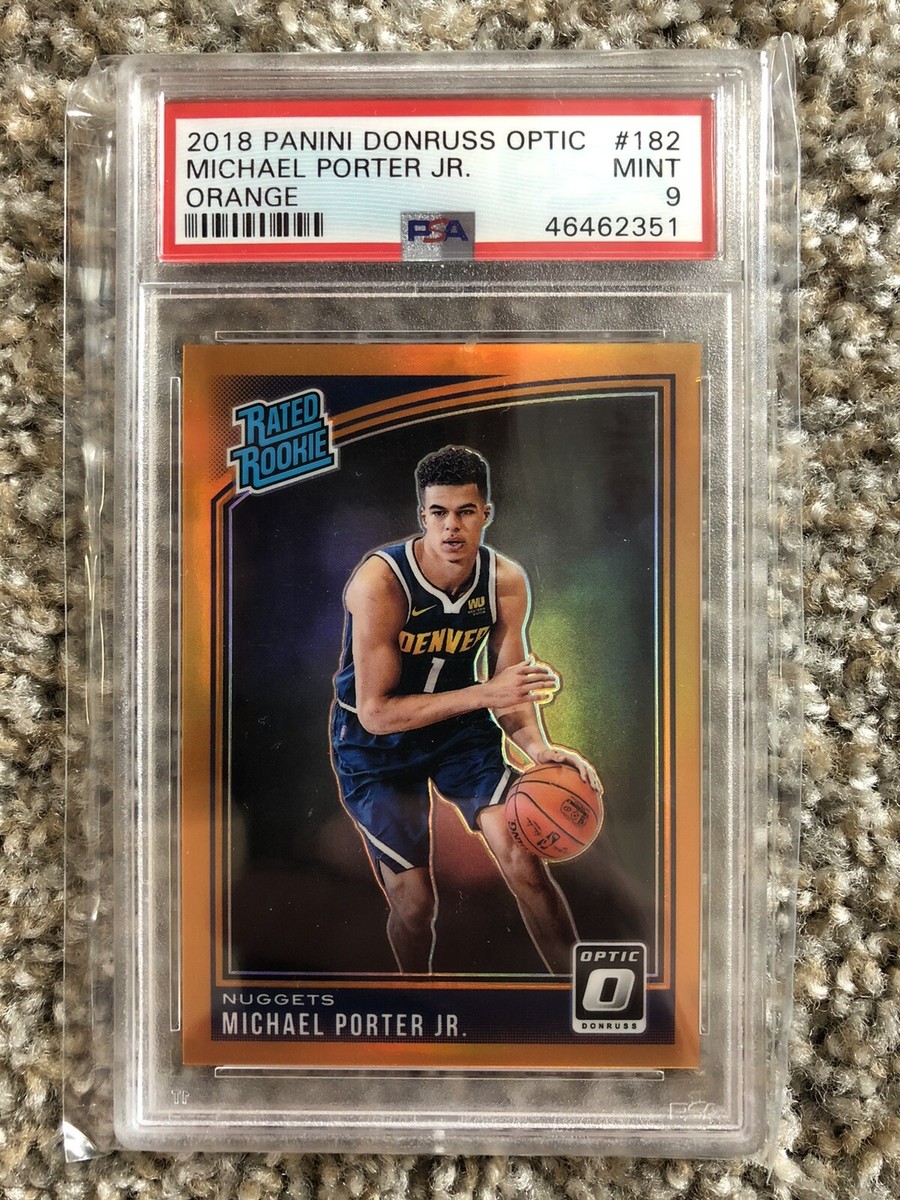 2018-19 Optic Michael Porter Jr RC Orange Prizm /199 PSA 9 | eBay