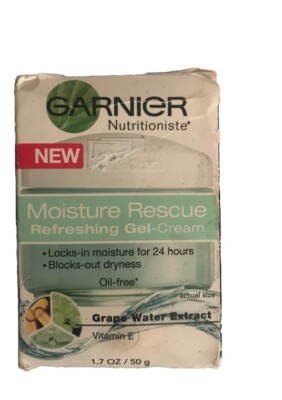 Garnier Nutritioniste Moisture Rescue Refreshing Gel-Cream 1.7 Oz Rare, Original