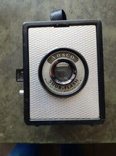Vintage 1950s Ansco Shur Flash Box Camera Binghamton New York