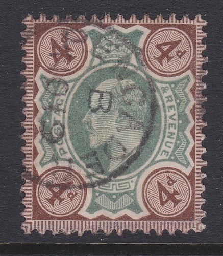 GB EVII 4d PENCADER Carmarthenshire cds postmark