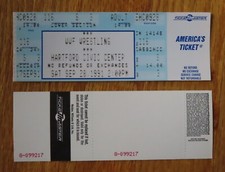 WWF Hartford September 28 1991 FULL Ticket The Undertaker Ricky Steamboat Duggan