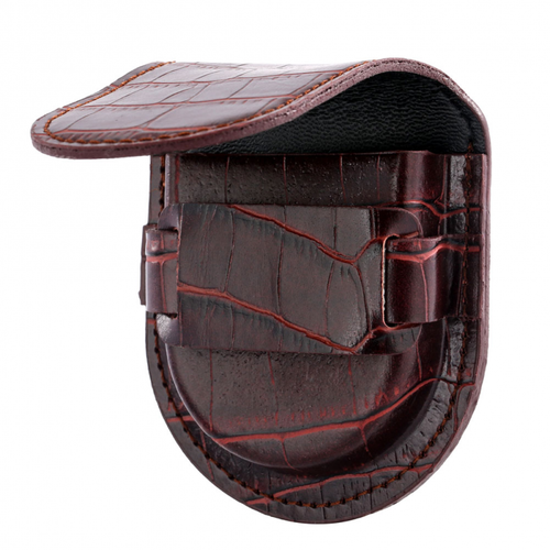 Mens Vintage Style Leather Pocket Watch Holder Storage Case Coin Purse