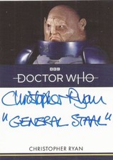 Doctor Who Series 1-4: Christopher Ryan 'GENERAL STAAL' Autograph Card