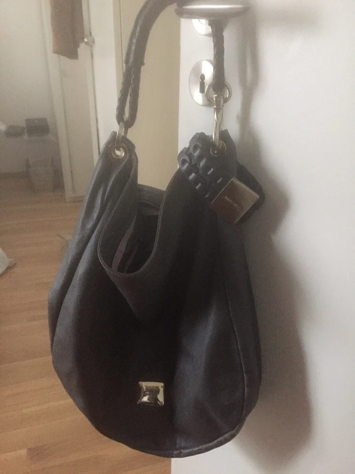 Jimmy Choo Tasche Shopper groß Leder exclusiv Boho - Bild 4 von 4