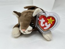 TY Beanie Baby Pounce the Cat August 28, 1997 PVC Pellets