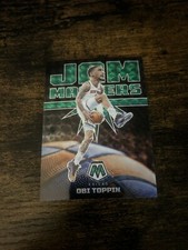 2021-22 Panini Mosaic OBI TOPPIN Jam Masters Green Prizm Insert #9 Knicks
