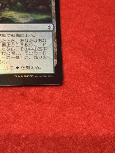 MTG Fertile Thicket Foil 237/274 Japanese - Picture 6 of 8