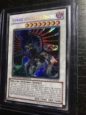 Yu-Gi-Oh Schwarz Geflügelter Drache – Ultra Rare, AC11-DE003, Inkl. Schutzhülle