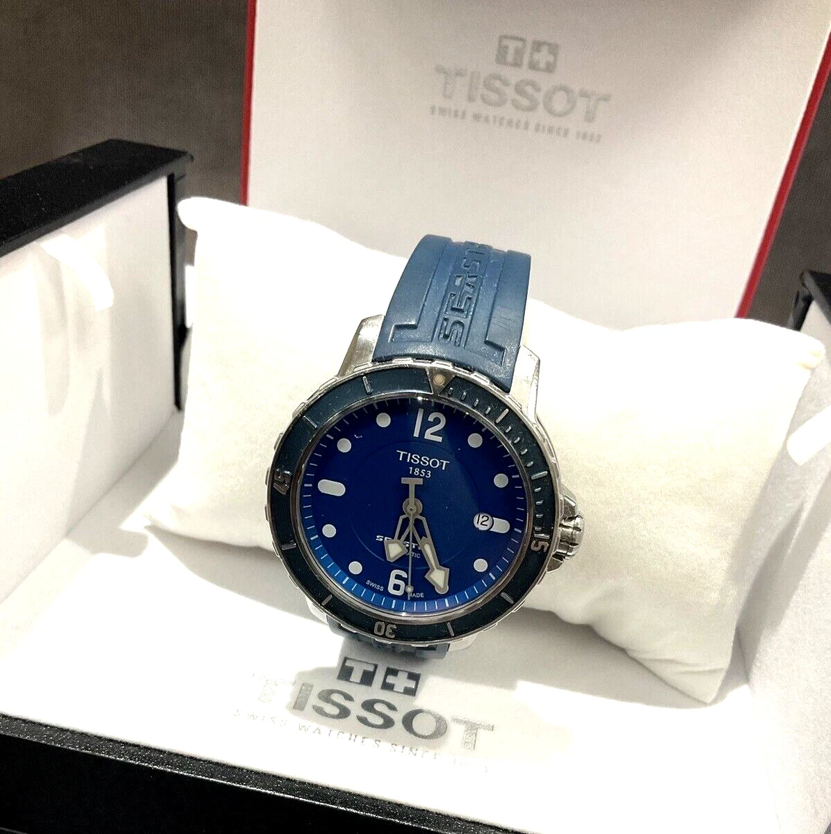 Tissot 1853 Seastar Automatic Chronograph Diver 300m Men s Blue
