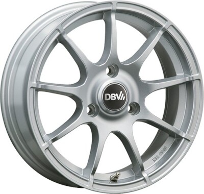 smart 451 Satz Alufelgen DBV Bali silber 15 Zoll winterfest vier Stück