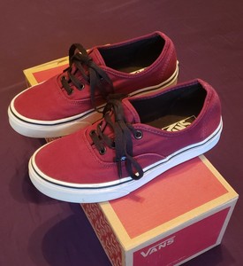authentic burgundy vans