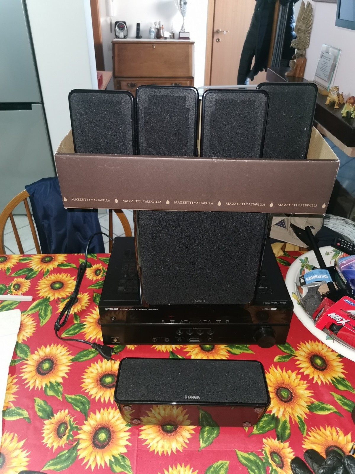 home theatre 5.1 yamaha htr 2064