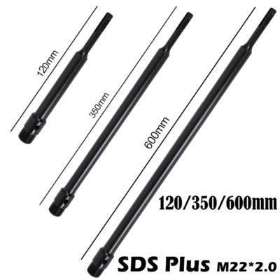 SDS Plus Verlängerung M22 für Bohrkrone 120 mm 350 mm 600 mm