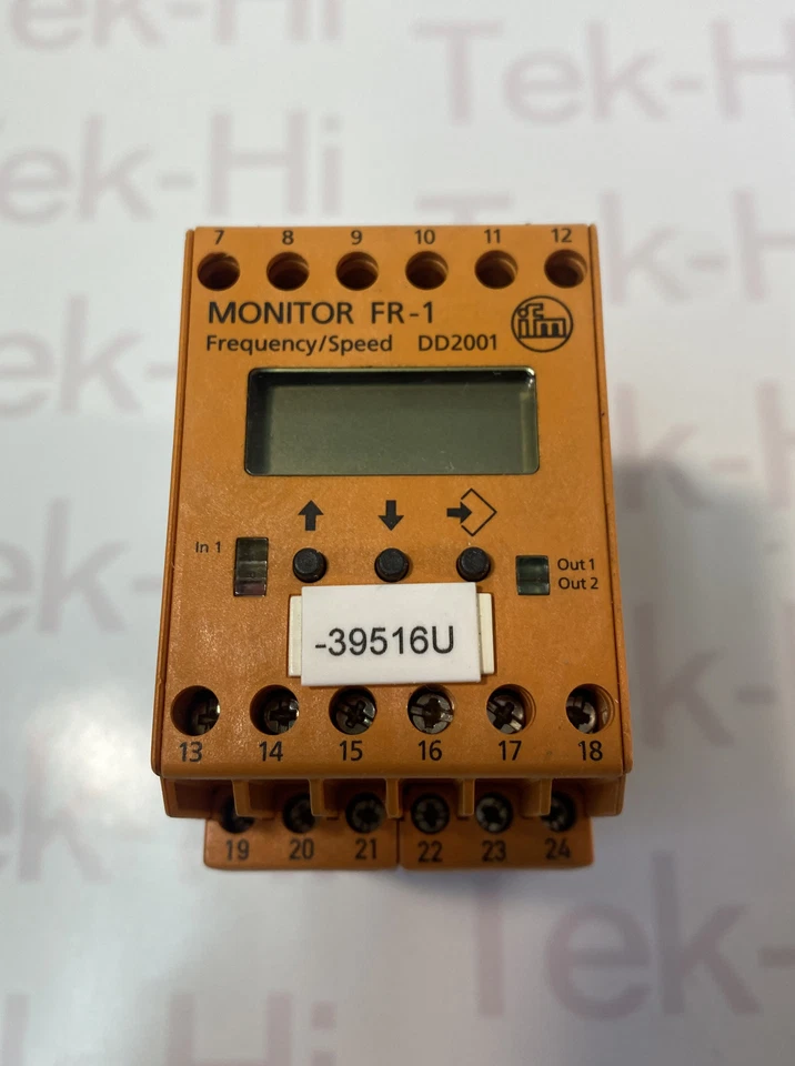 IFM ELECTRONIC DD2001 FR-1 FREQUENCY/SPEED MONITOR DD2001 OVERNIGHT SHIPPING - Image 2 of 4