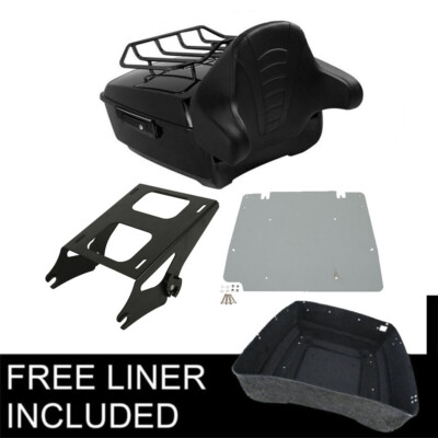King Pack Trunk Pad Mount Plate Fit For Harley Tour Pak Touring Road King 14-Up