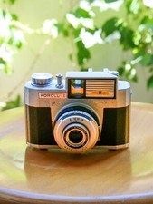 Macchina fotografica analogica vintage Bencini KOROLL 2, con custodia