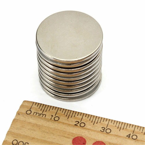 5-50Pcs Super Strong Round Disc 25mm x 2mm Magnets Rare Earth Neodymium N35 Lot - Picture 2 of 7