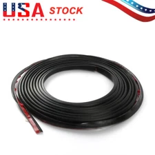 For Honda 08F03-SHJ-1100D Front / Rear Lip Spoiler Rubber Molding Strip Black