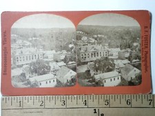 Milford New Hampshire Stereoview B.F. Foster Antique c1870 Y18950