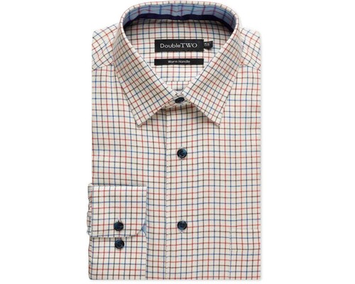 Chemise Homme Southern Tide – Carreaux Bleus, Manches Longues, Taille L – Coton, Boutons