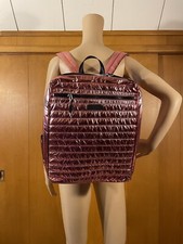 Tahari Wooster Quilted Backpack Blush Copper Metallic $99