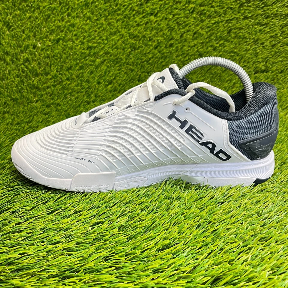 Tênis de corrida Head Revolt Pro 4.5 masculino tamanho 9 branco preto - Imagem 2 de 4