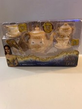 Disney Beauty and the Beast Enchanted Objects Live Action Tea Set Mrs Potts NEW