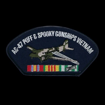 Ac 47 Spooky Gunship Hat Patch Us Air Force Puff The Magic Dragon Vietnam War Ebay
