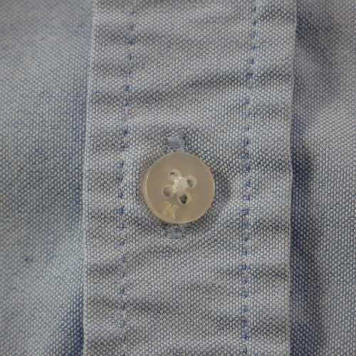 Hurley Dress Casual Shirt 2XL Slim Chambray Button Up Short Sleeve Nike Dri-Fit - Picture 9 of 14