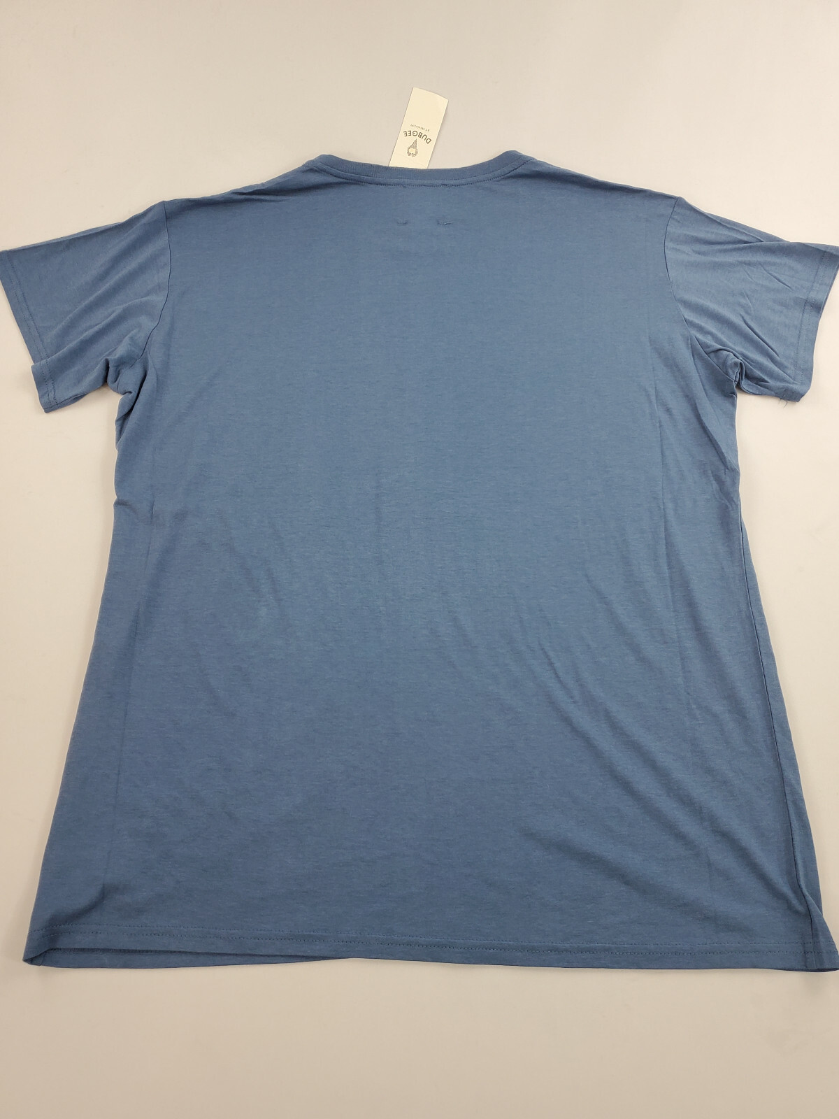 DUBGEE by WHOOPI women t-shirt tee 9006-C cobalt blue modal cotton sz L $98