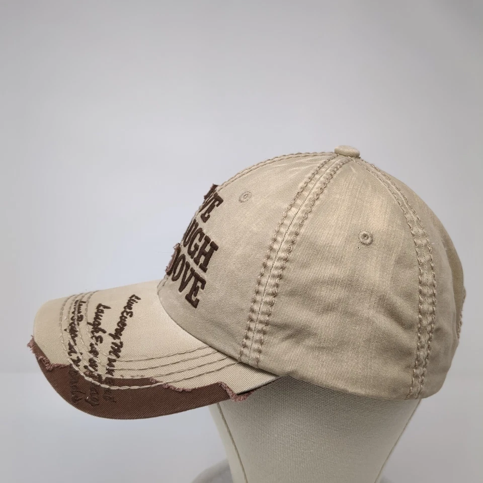 Sombrero Live Laugh Love Slideback Bronceado Talla Única Ajustable Bordado KB ETHOS Foto 3 de 4