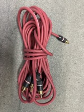 STRIGHT WIRE CONCERTO AUDIOPHILE RCA CABLES 10FT
