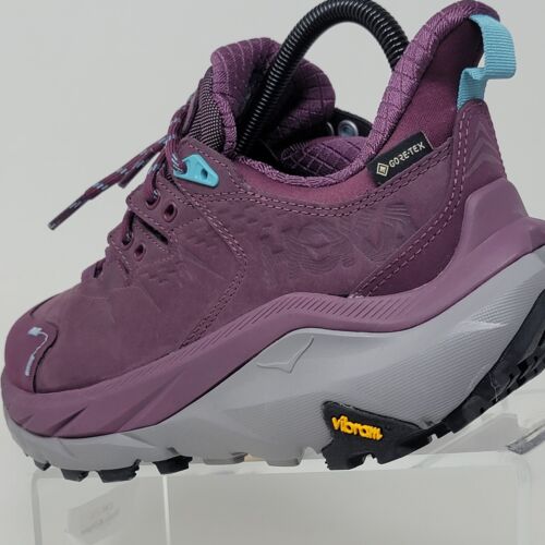 Hoka One One Kaha 2 Low GTX Womens Sz 10 Hiking Shoe Grape Wine 1123191/GWCS New - Picture 7 of 10