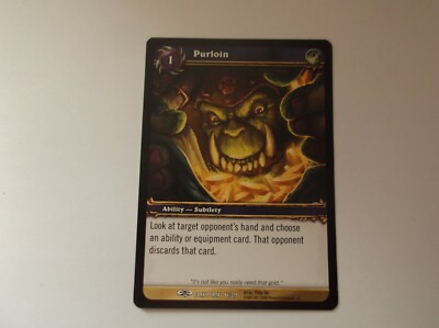 World of Warcraft: Dark Portal ''PURLOIN'' #86 Fähigkeit Sammelkarte