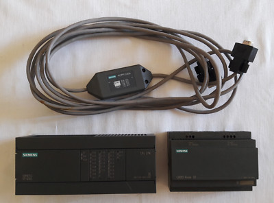 NEW Siemens SIMATIC S7-200 CPU 214 + POWER SUPPLY LOGO! POWER 25 + PC/PPI Cable