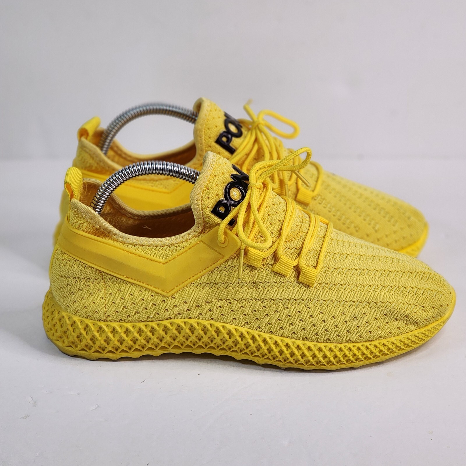 Scarpe comode sportive casual pony PP2 tempo donna giallo tomaia in tessuto