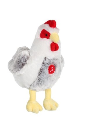Costume da gallina bianco e arancione per bambino