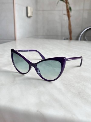 TOM FORD TF303 90B Anastasia 55mm Purple Cat Eye Oversized