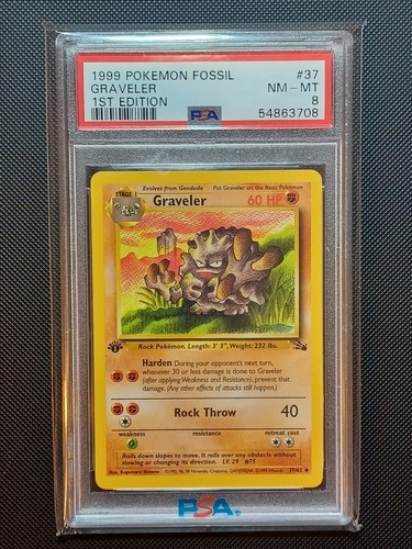 Graveler (1st Edition) graded PSA 8 for sale on eBay