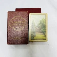 Antique SEALED! Congress 606W Playing Cards The Terrace Whist Size 1920s