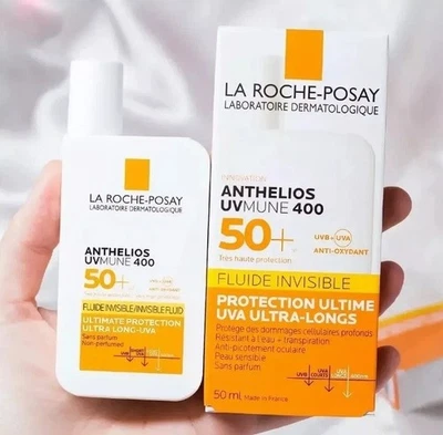 NEW LA ROCHE-POSAY Anthelios SPF 50+ Ultra Protection Invisible Fluid Cream 50ML