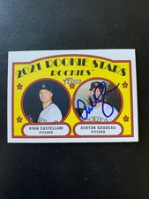 Ashton Goudeau Signed 2021 Topps Heritage #287 Card Colorado Rockies Auto COA