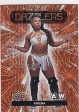 2023 Upper Deck AEW All Elite Wrestling Dazzlers ORANGE  Athena #DZ-35