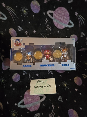 25th Anniversary Sonic the Hedgehog 3-Pack of Sonic, Tails, and Knuckles Tomy