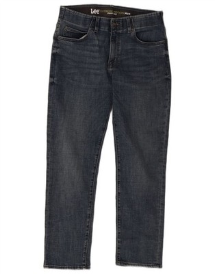 Lee Herren Flex Tapered Straight Jeans W32 L30 Blau Baumwolle DT06